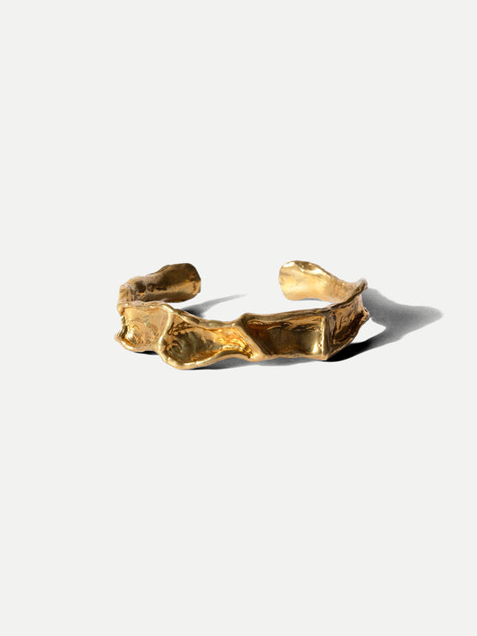 Nova Brass Cuff Bracelet