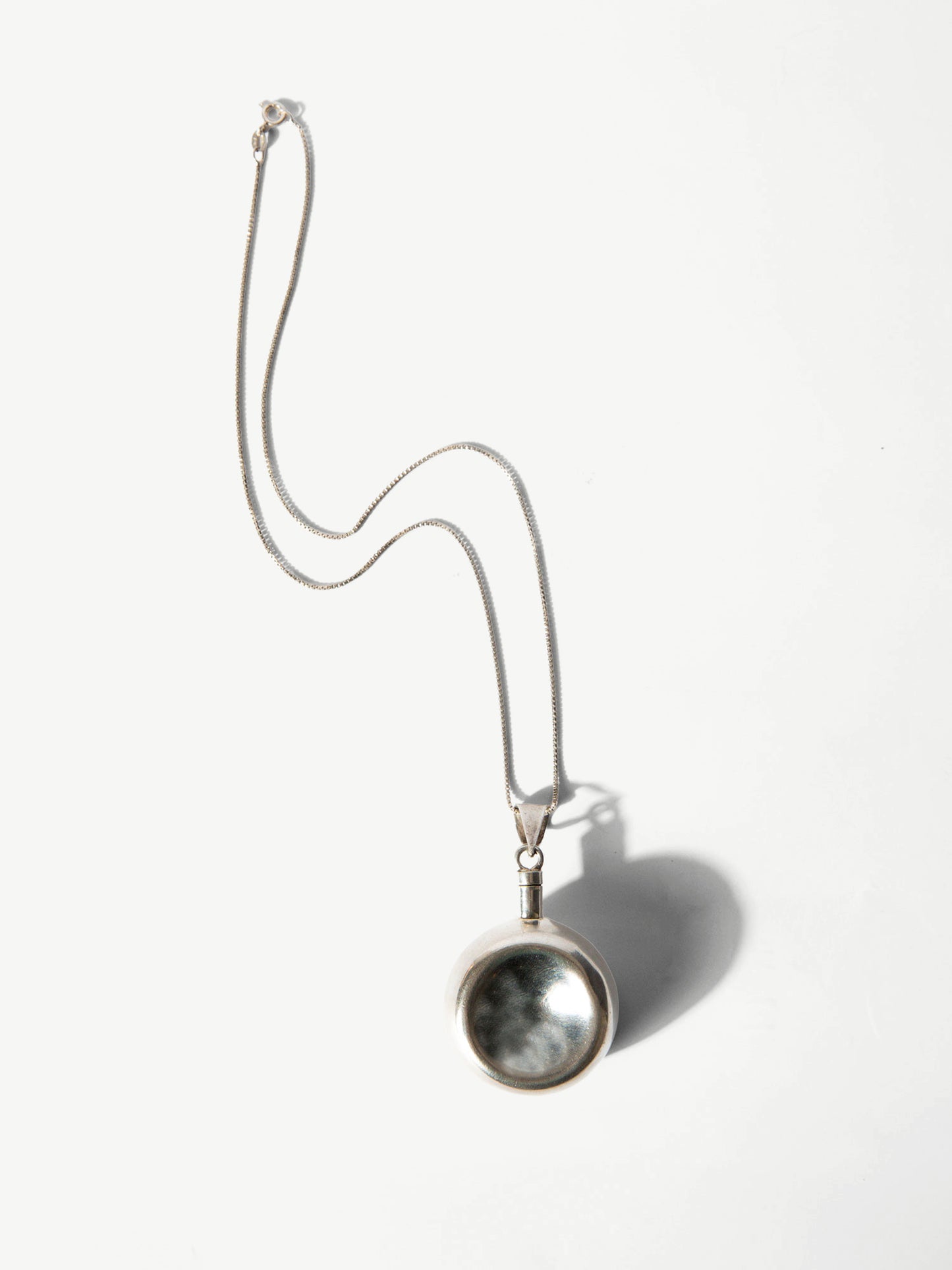 Vintage Sterling Modernist Vessel Necklace