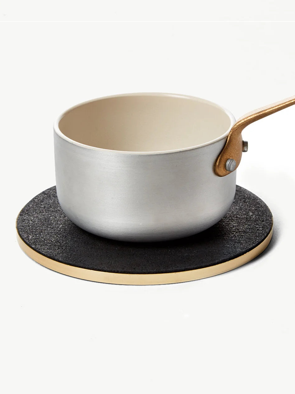 Brass and Rubber Trivet