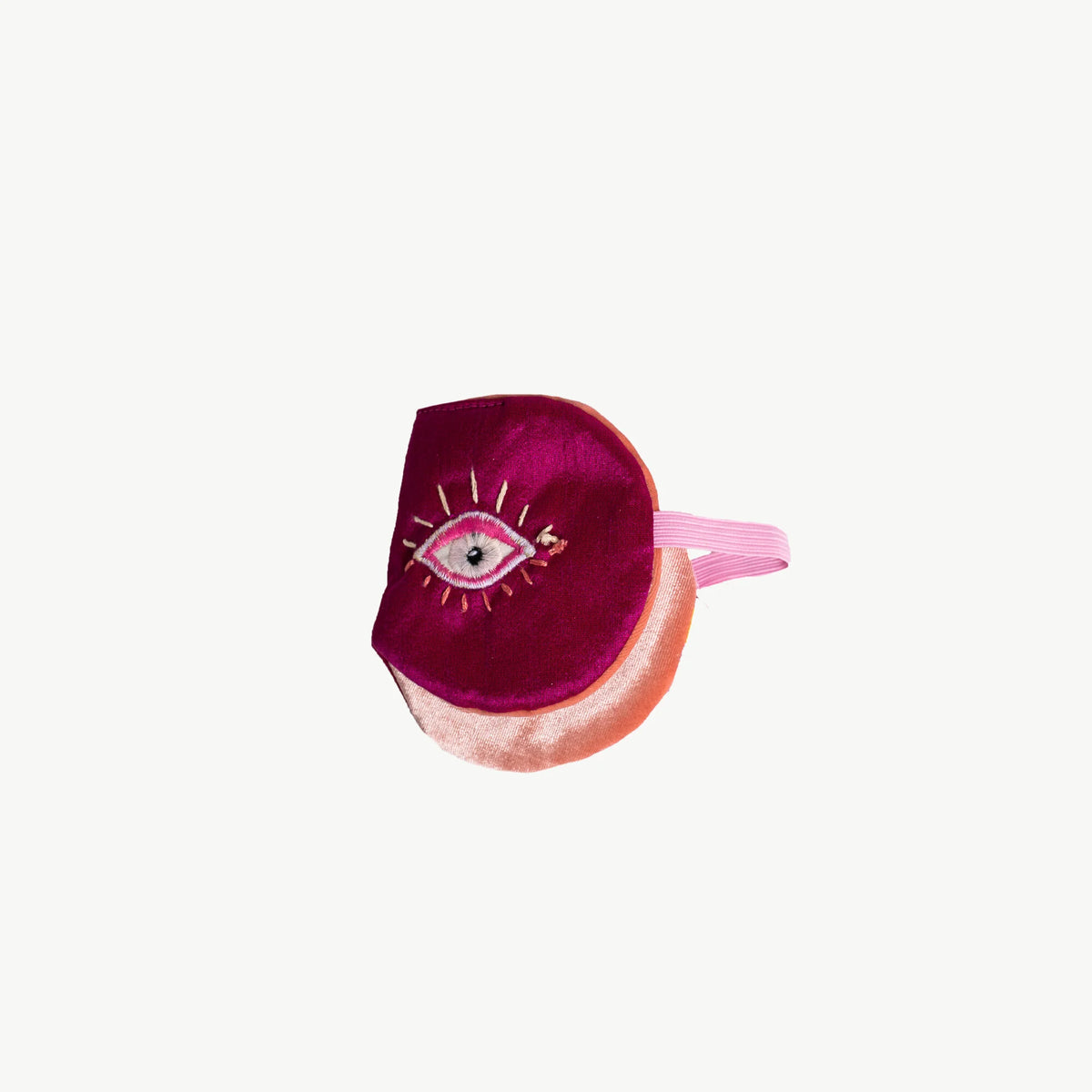 Embroidered Eye Mask No. 4