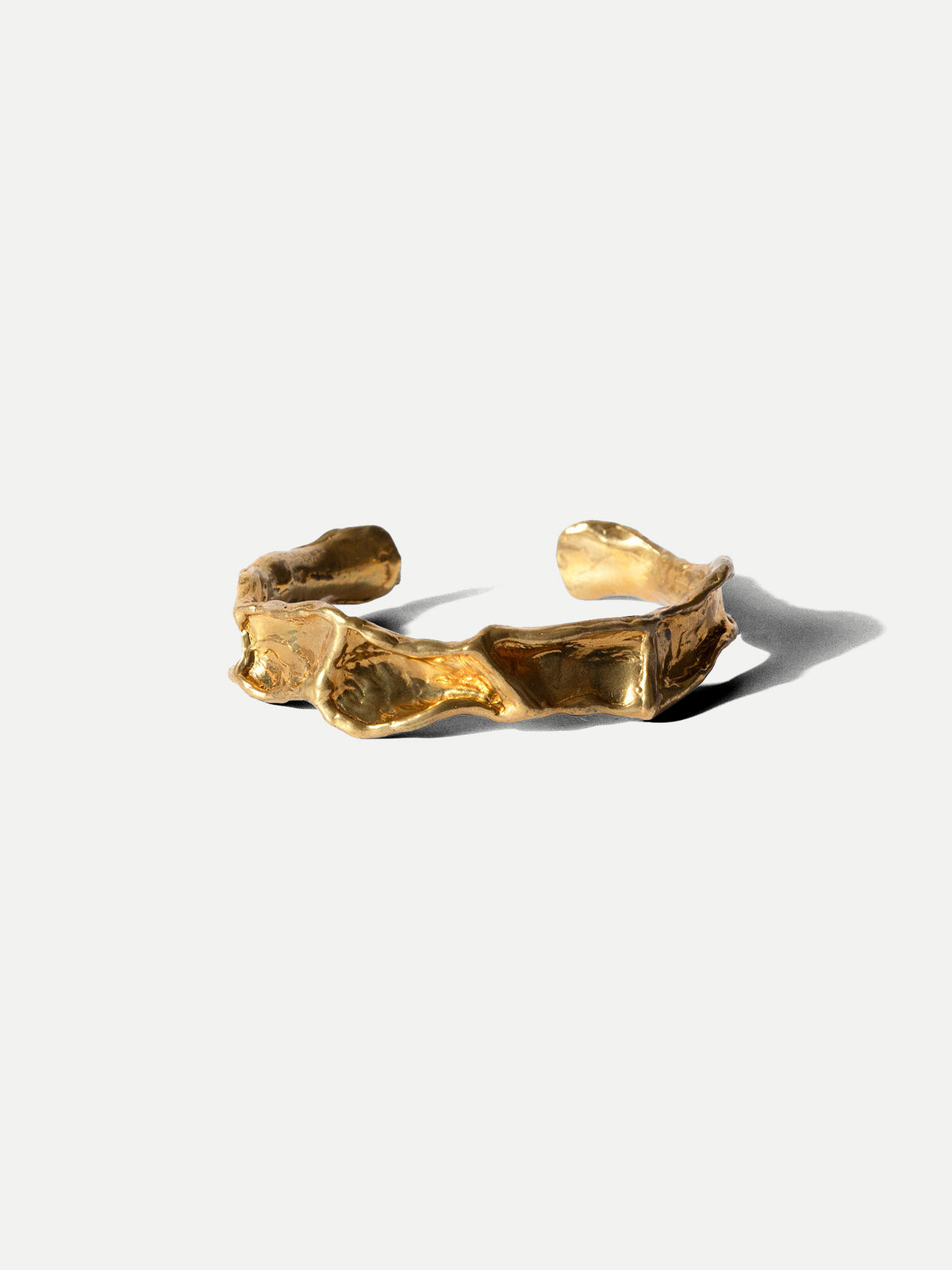 Nova Brass Cuff Bracelet