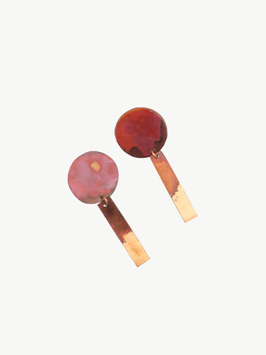Copper Windchime Earrings