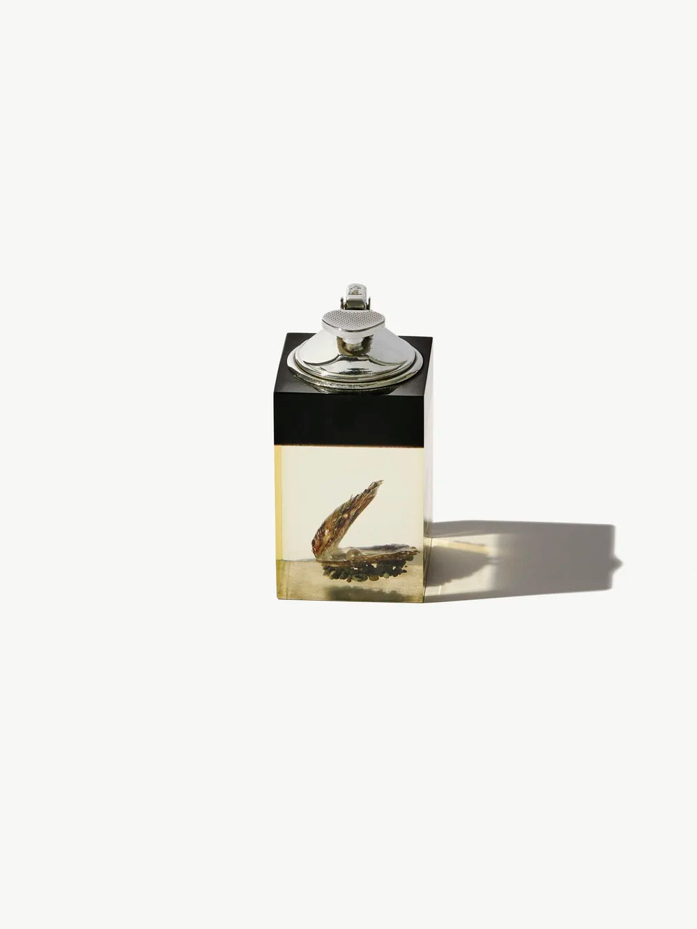 ARCHIVE Vintage Pearl in Acrylic Japanese Table Lighter with Mitered Edges