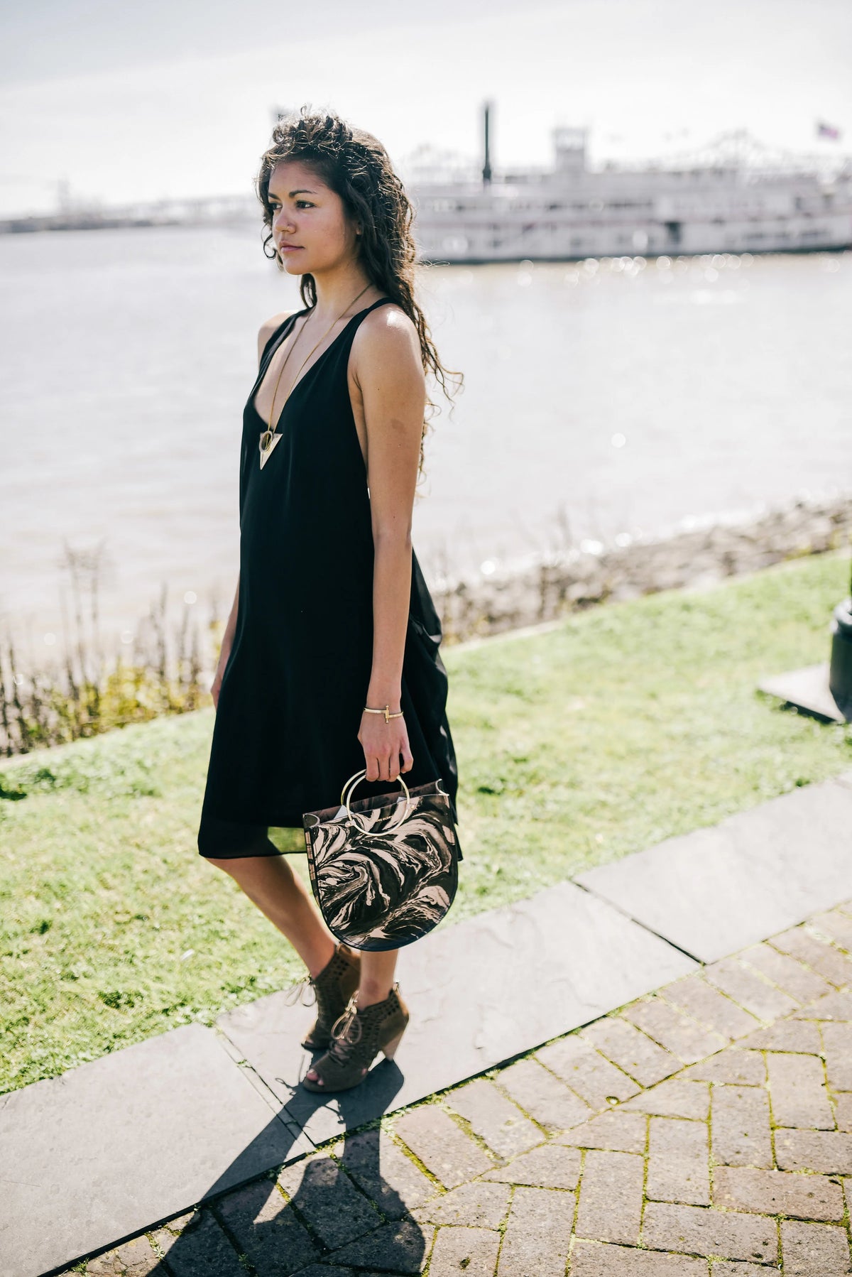 *Sample Sale* Marble Handbag