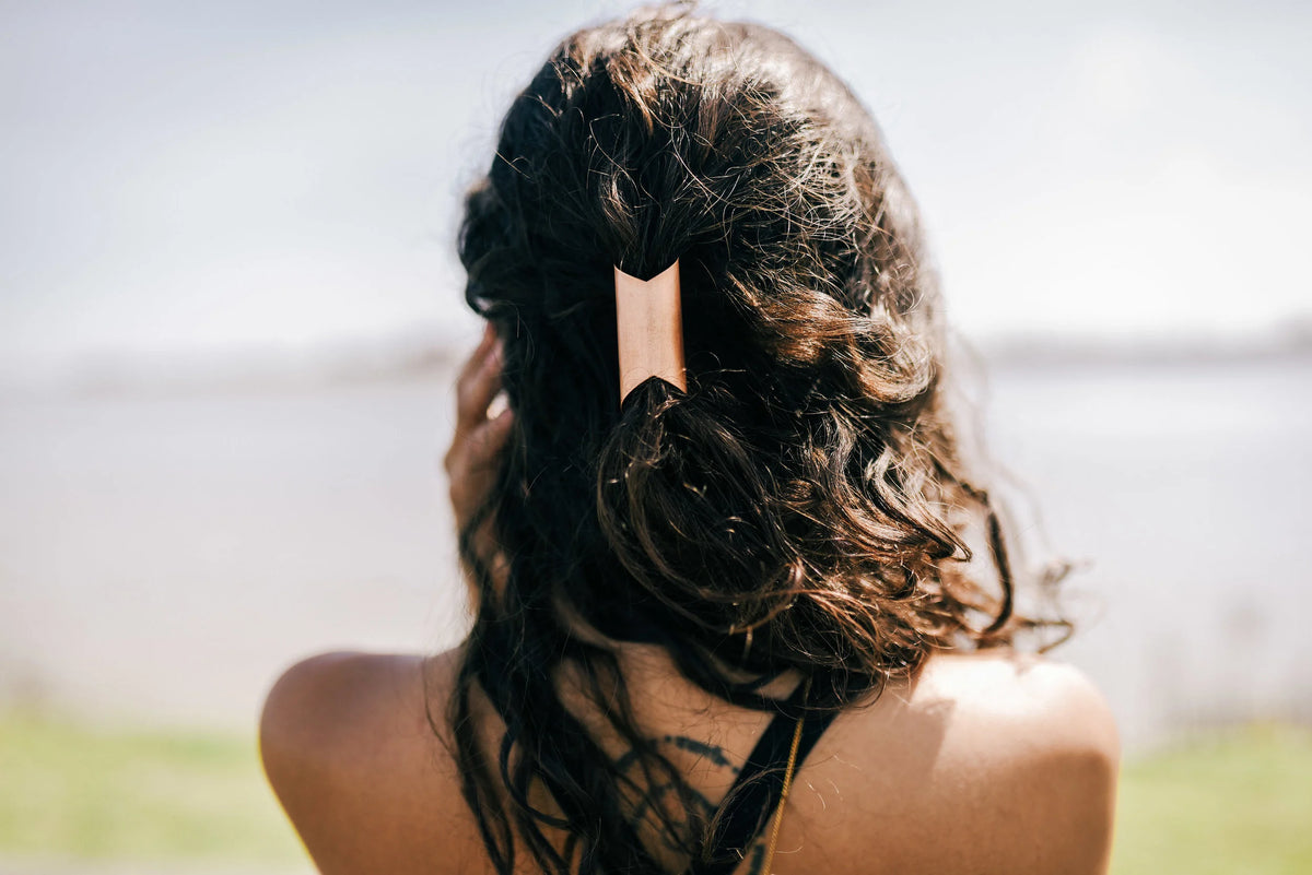 Copper Butterfly Metal Hair Tie
