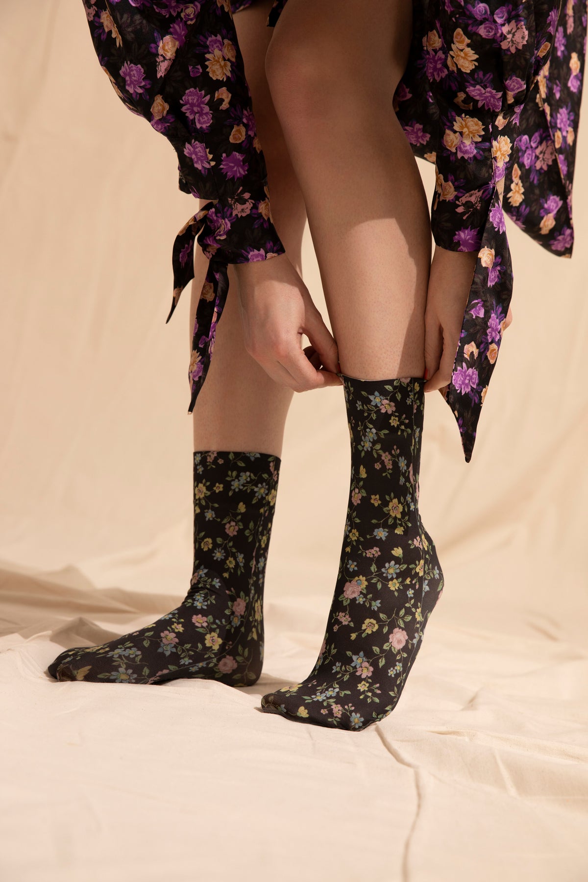 Ada Flower Sock