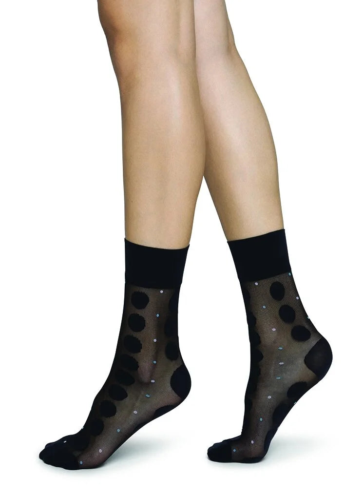 Viola Dot Socks
