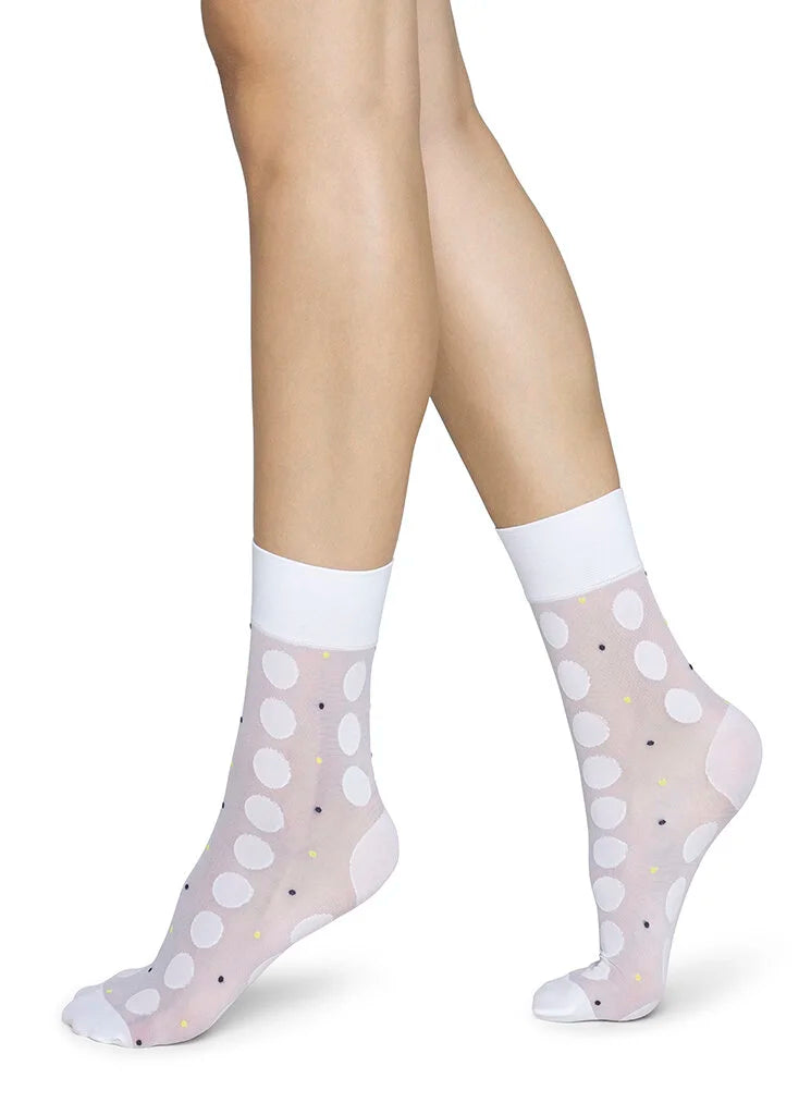 Viola Dot Socks