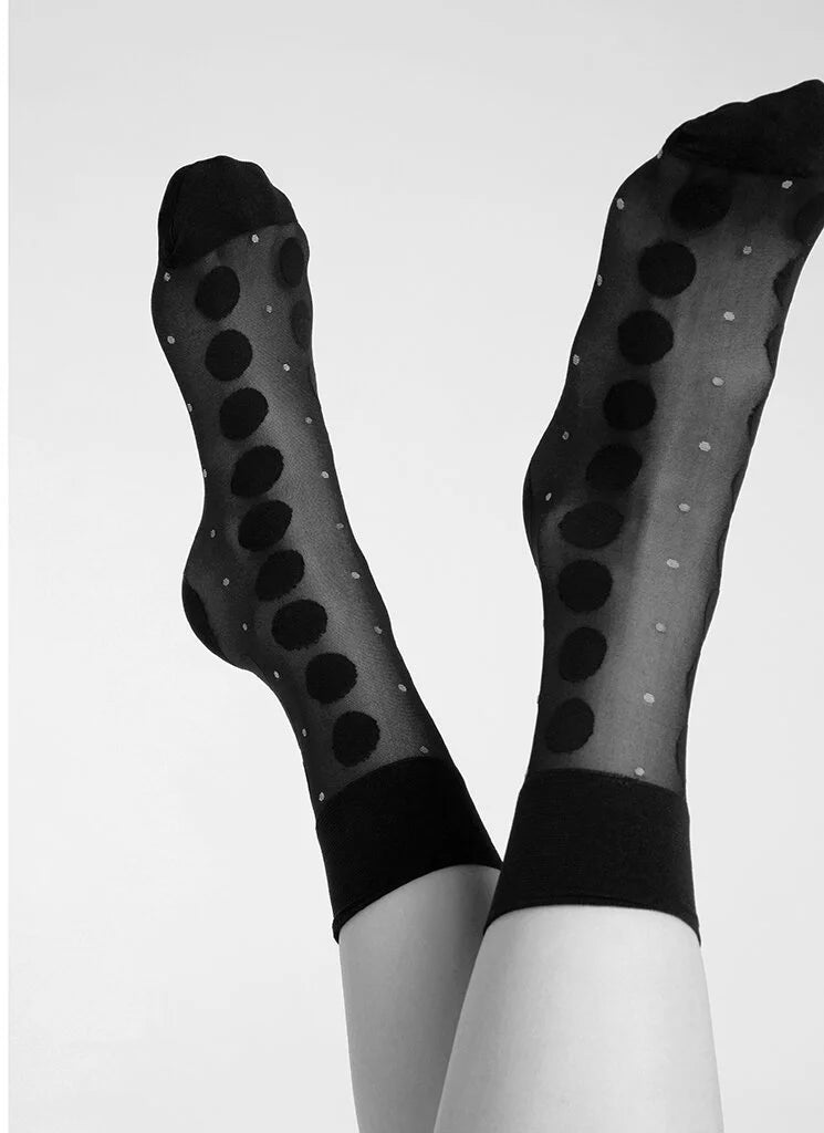 Viola Dot Socks