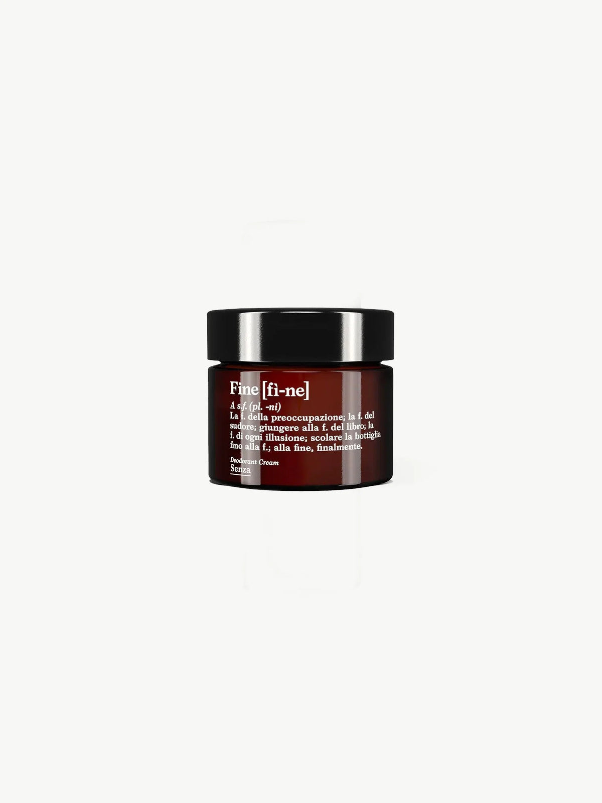Senza Unscented Natural Deodorant Cream
