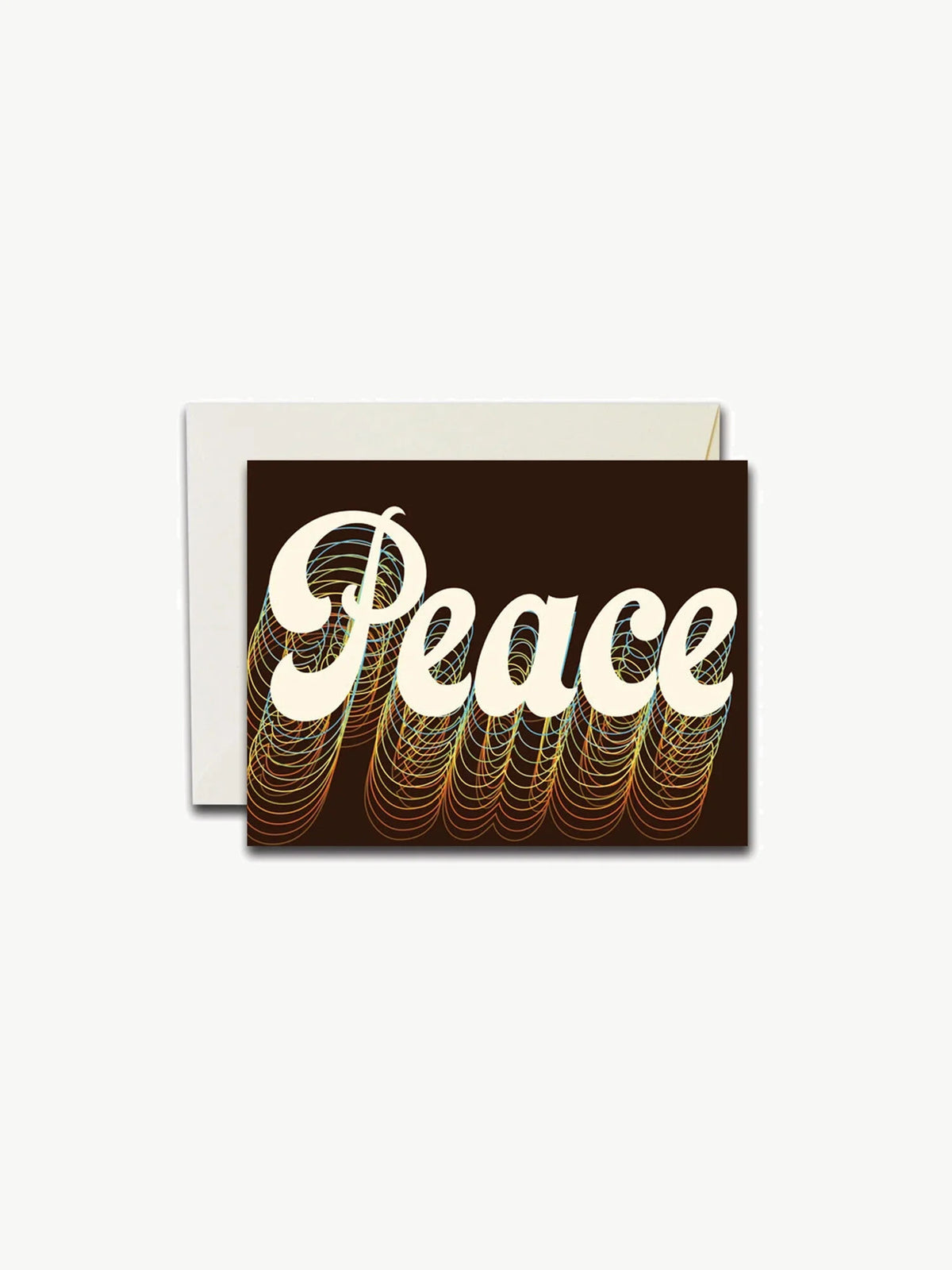 Retro Peace Card (Single)