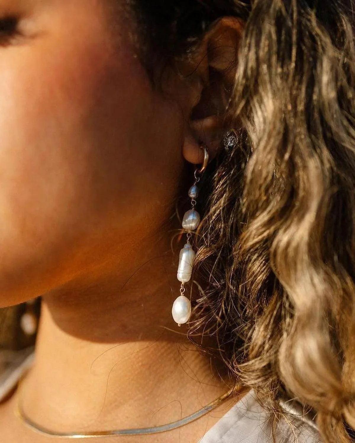 Pearl Drop Earring