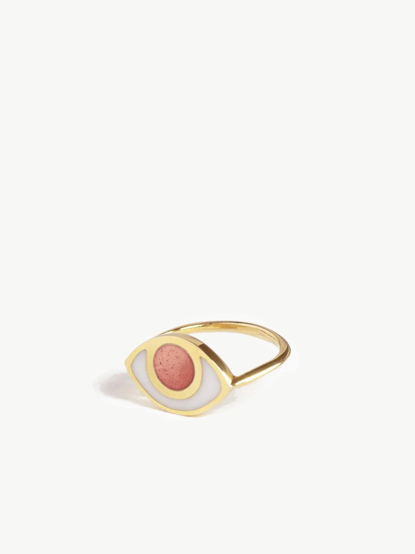 Pink Opal Third Eye Ring