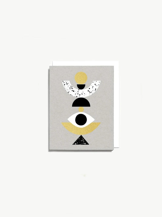Boxed Stacked Shapes Cards (Set of 6)