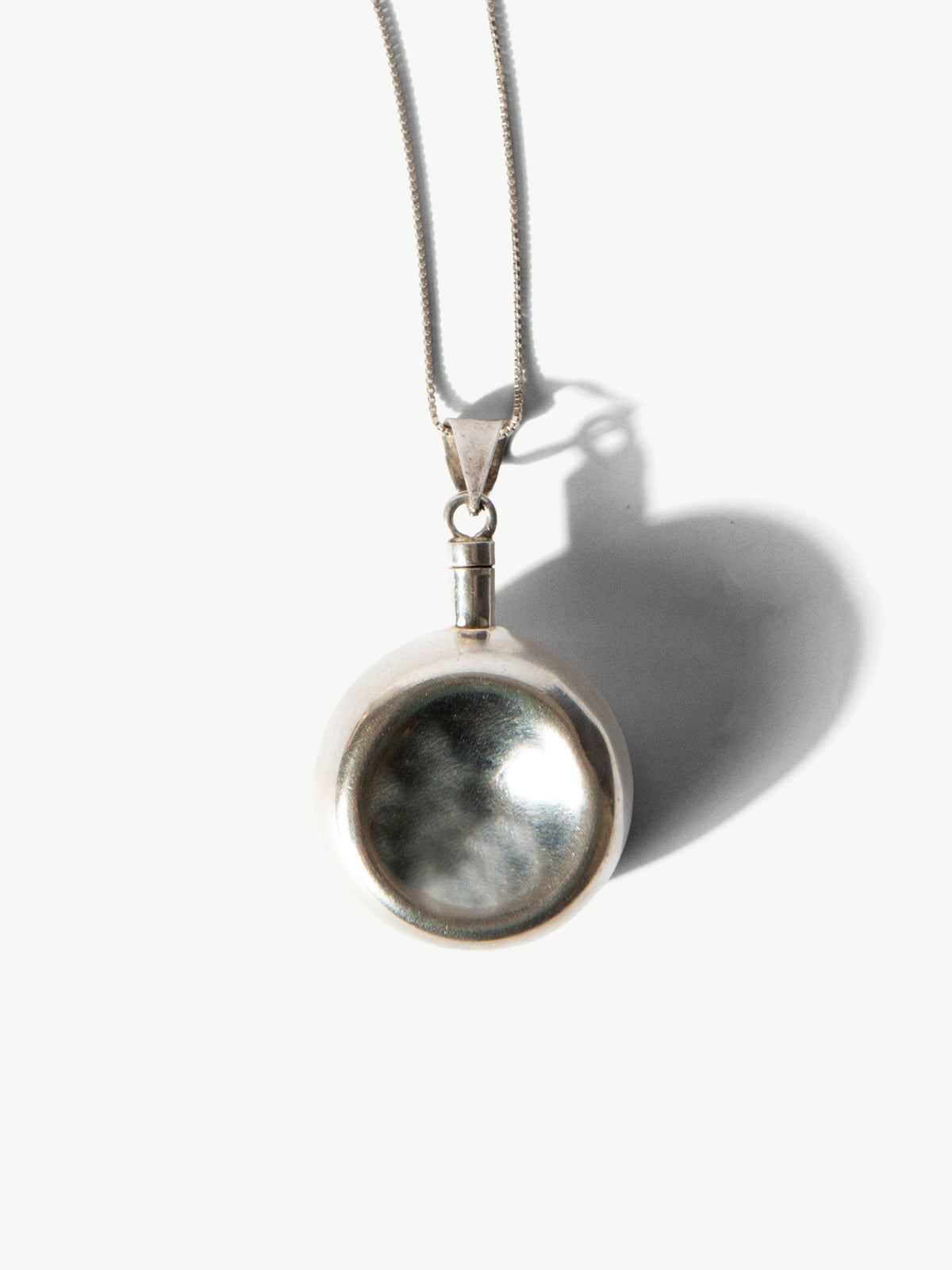 Vintage Sterling Modernist Vessel Necklace