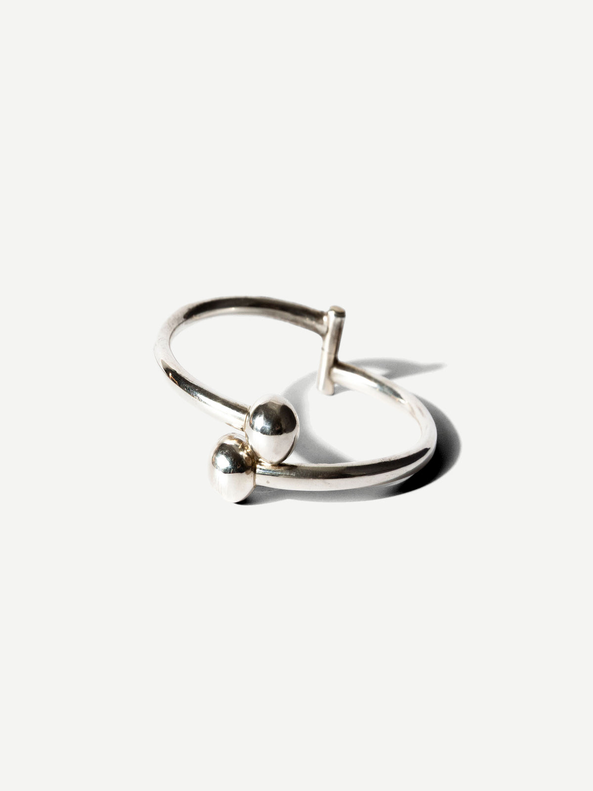 Vintage Sterling Modernist Orbs Bracelet
