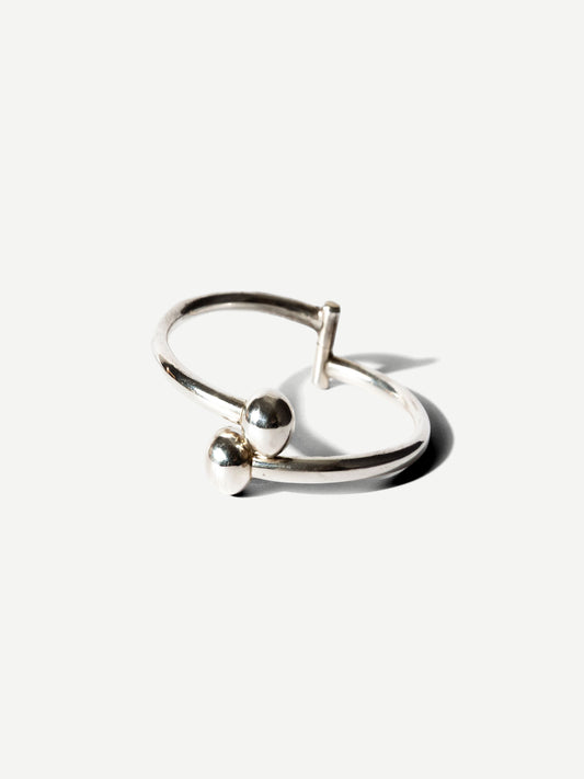 Vintage Sterling Modernist Orbs Bracelet