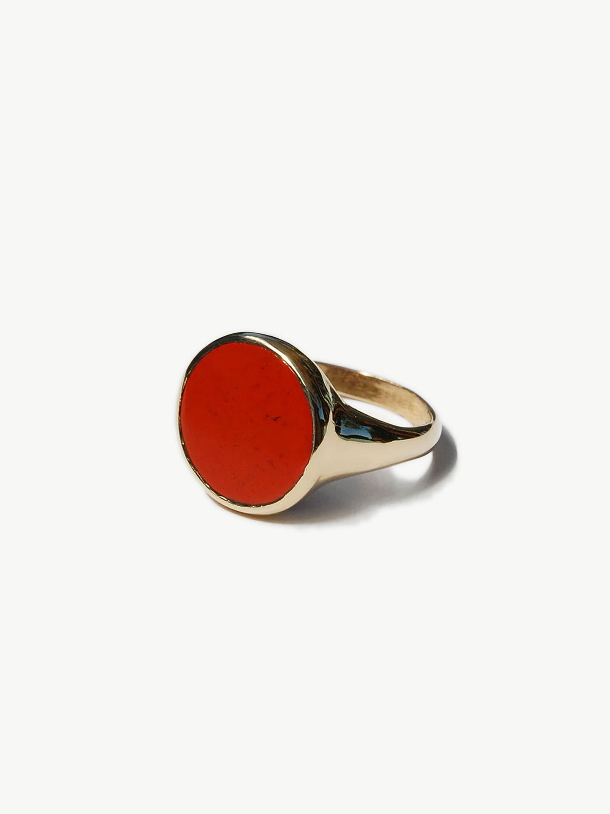 Red Japer Lacuna Ring