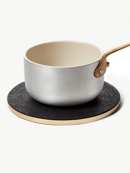 Brass and Rubber Trivet