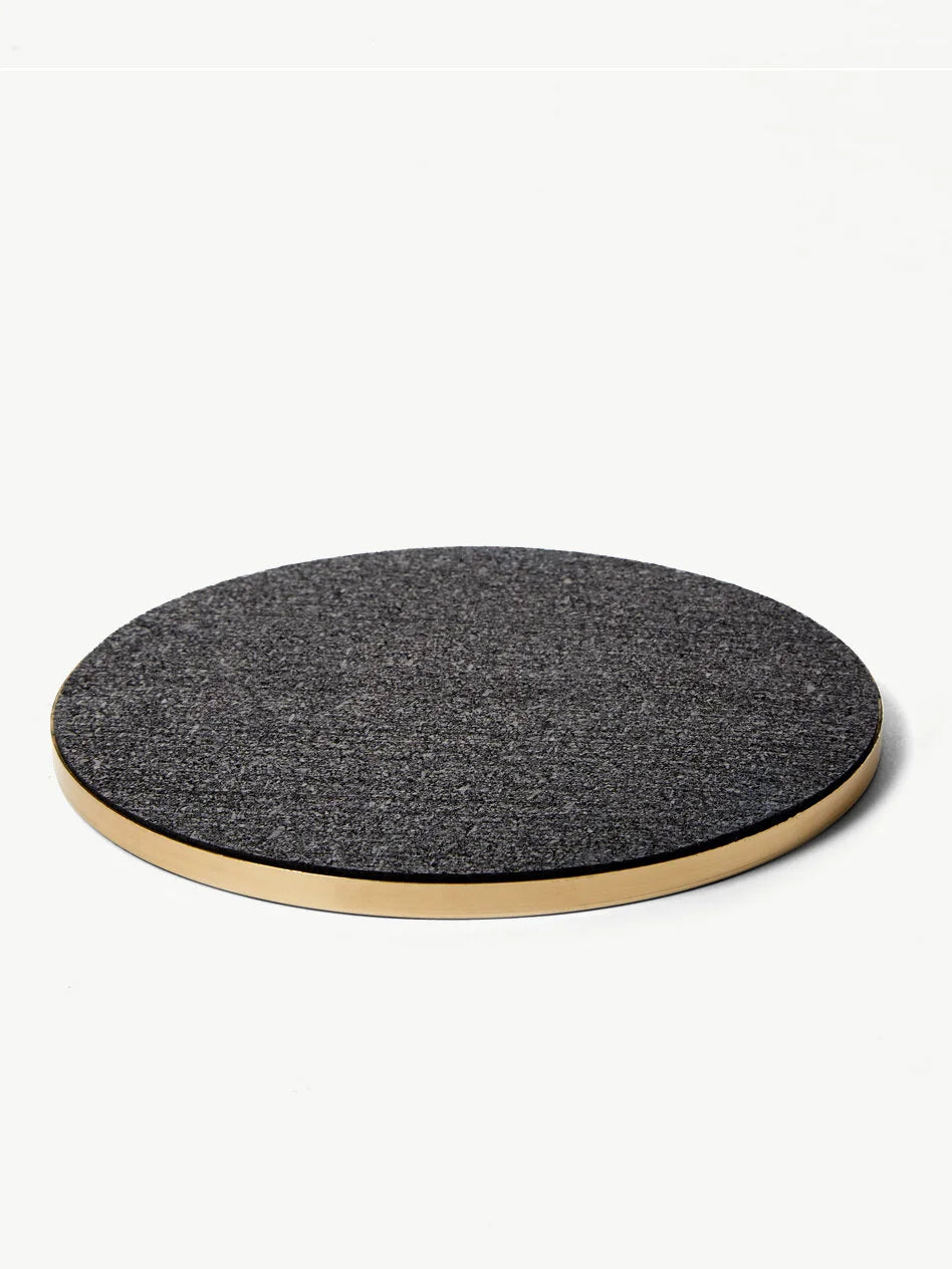 Brass and Rubber Trivet