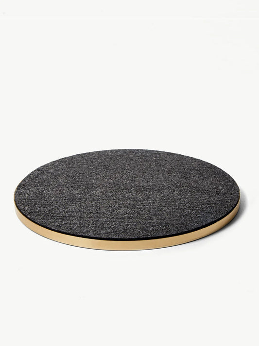 Brass and Rubber Trivet